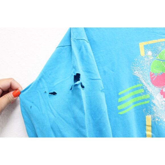 Vintage Okemo Vermont Skiing Long Sleeve T Shirt XL - Picture 4 of 10